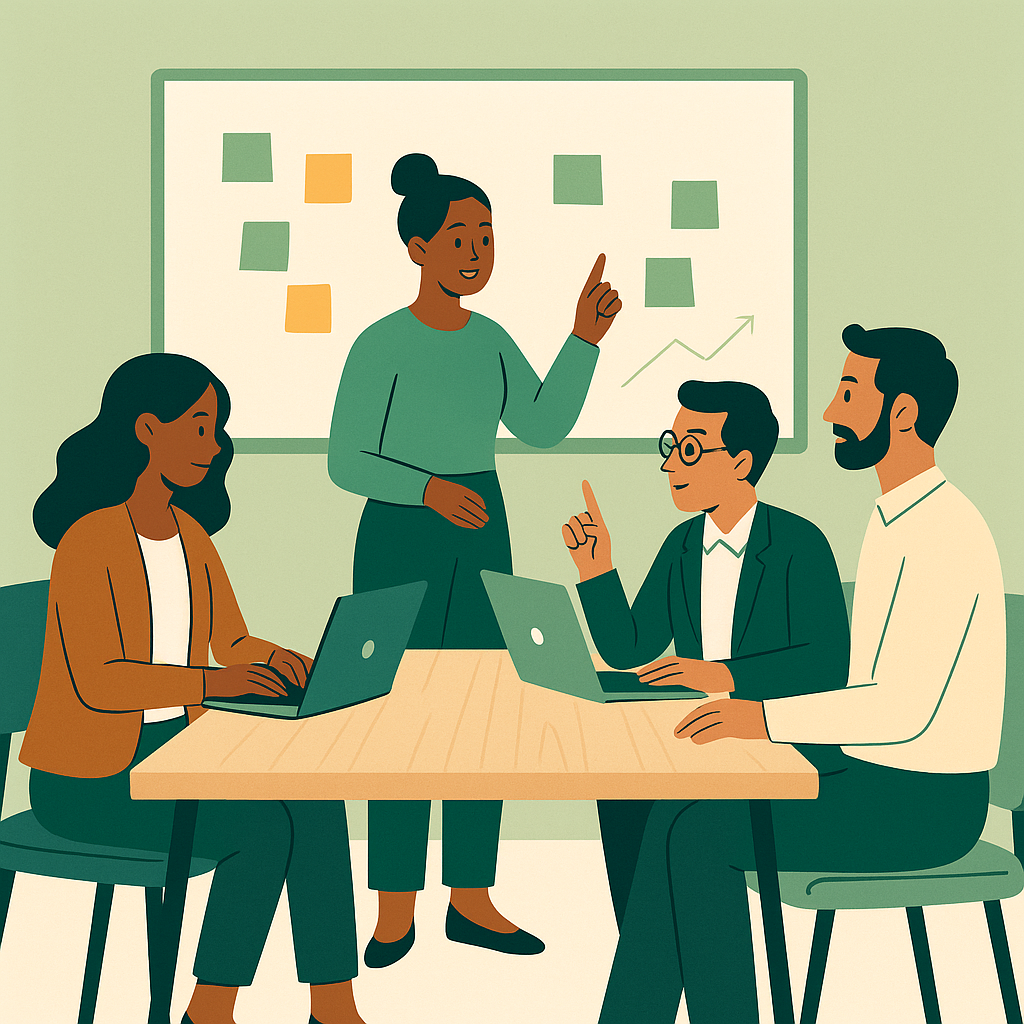 Team brainstorming