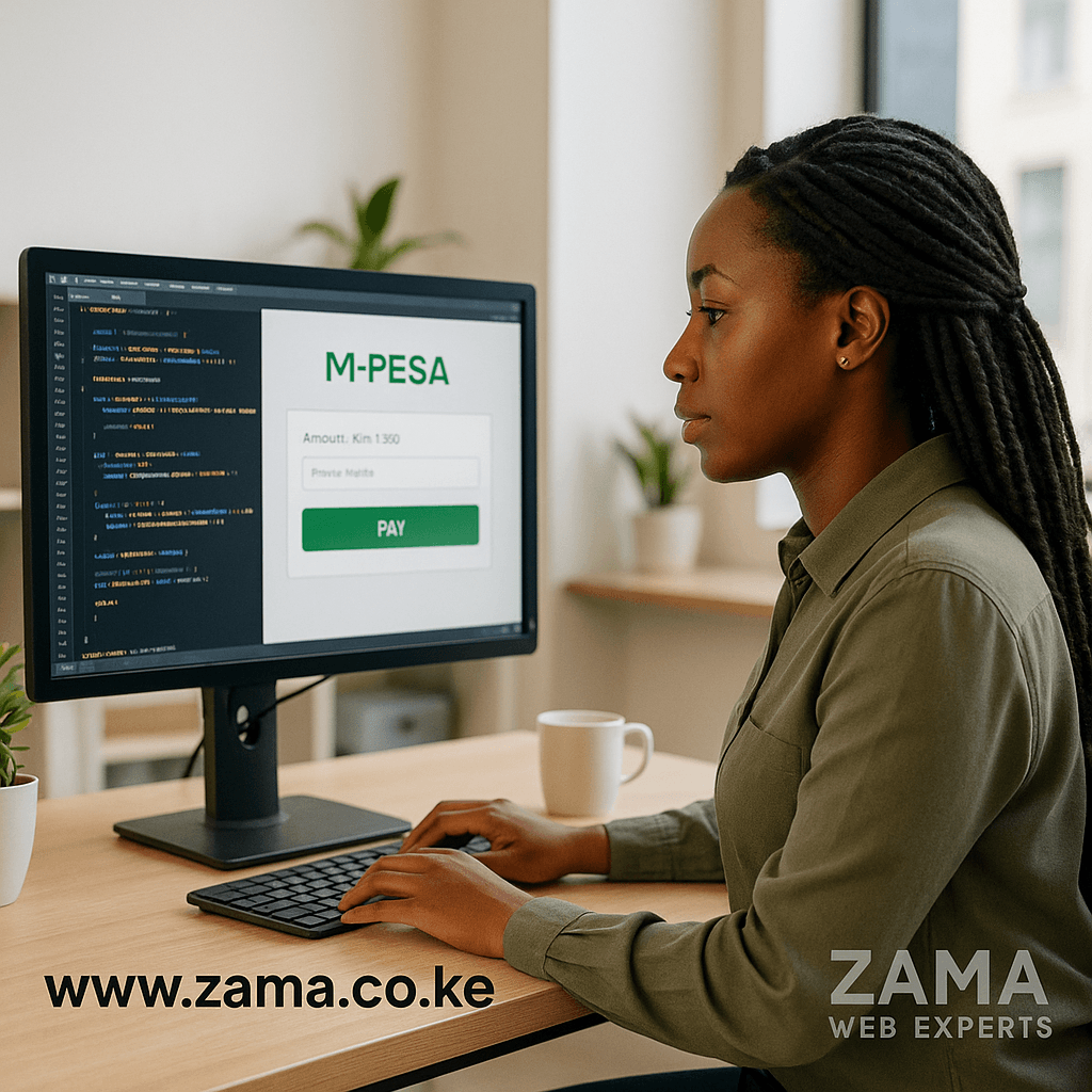 M-Pesa Integration Website