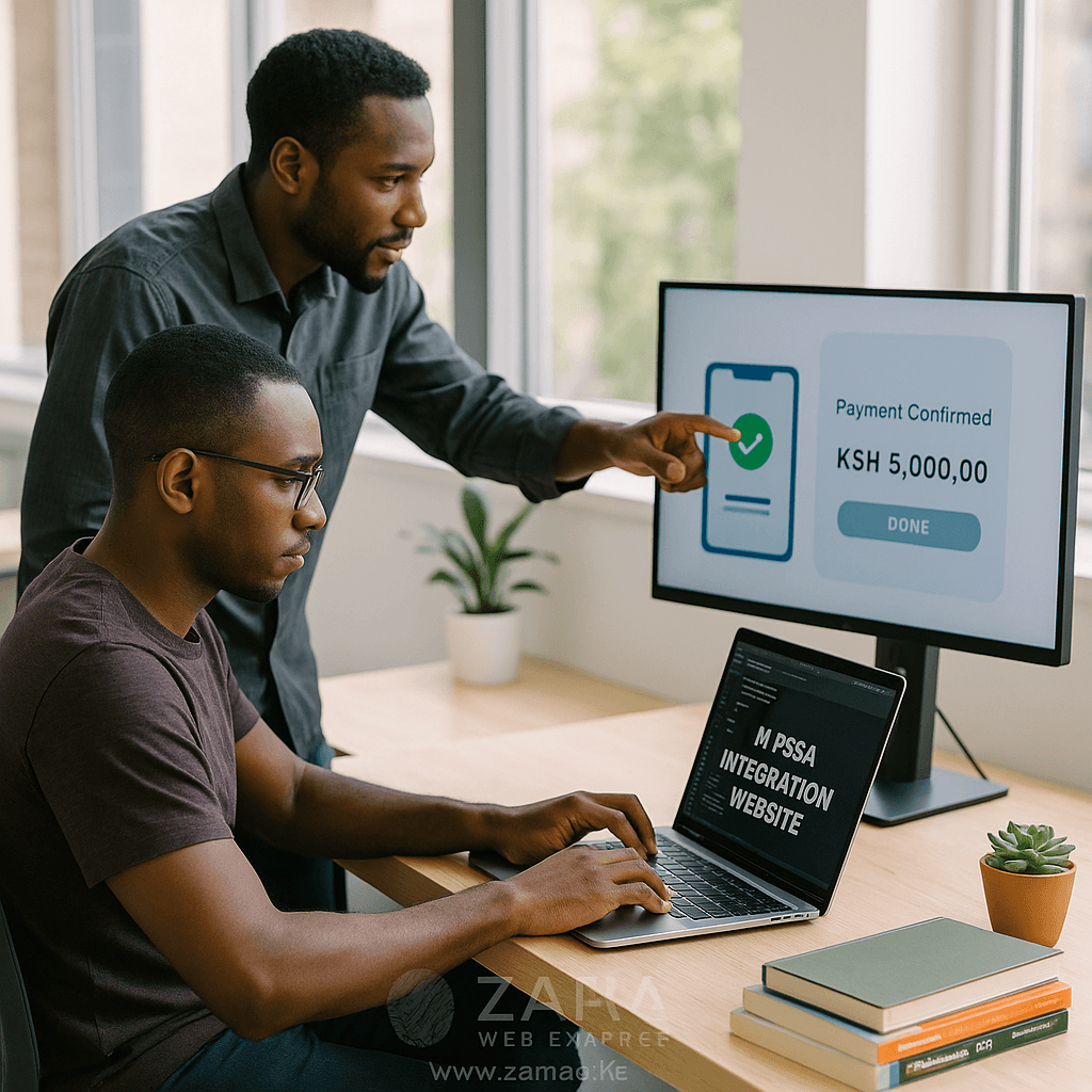 M-Pesa Integration Website