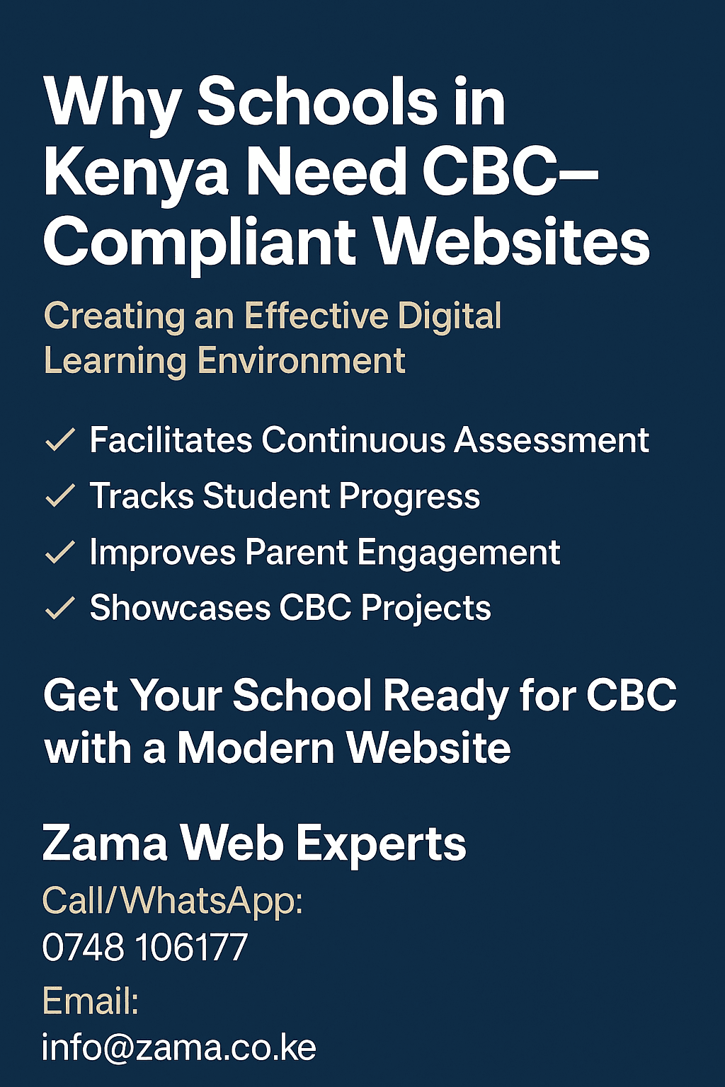 CBC School Websites in Kenya