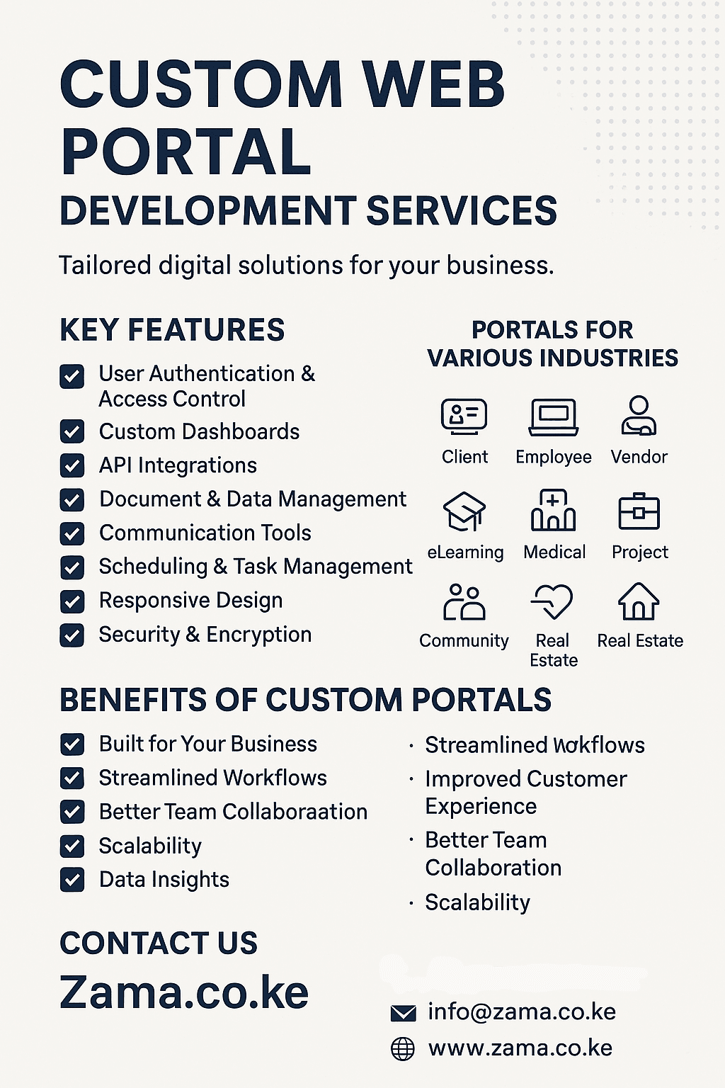 Custom Web Portal Development Services