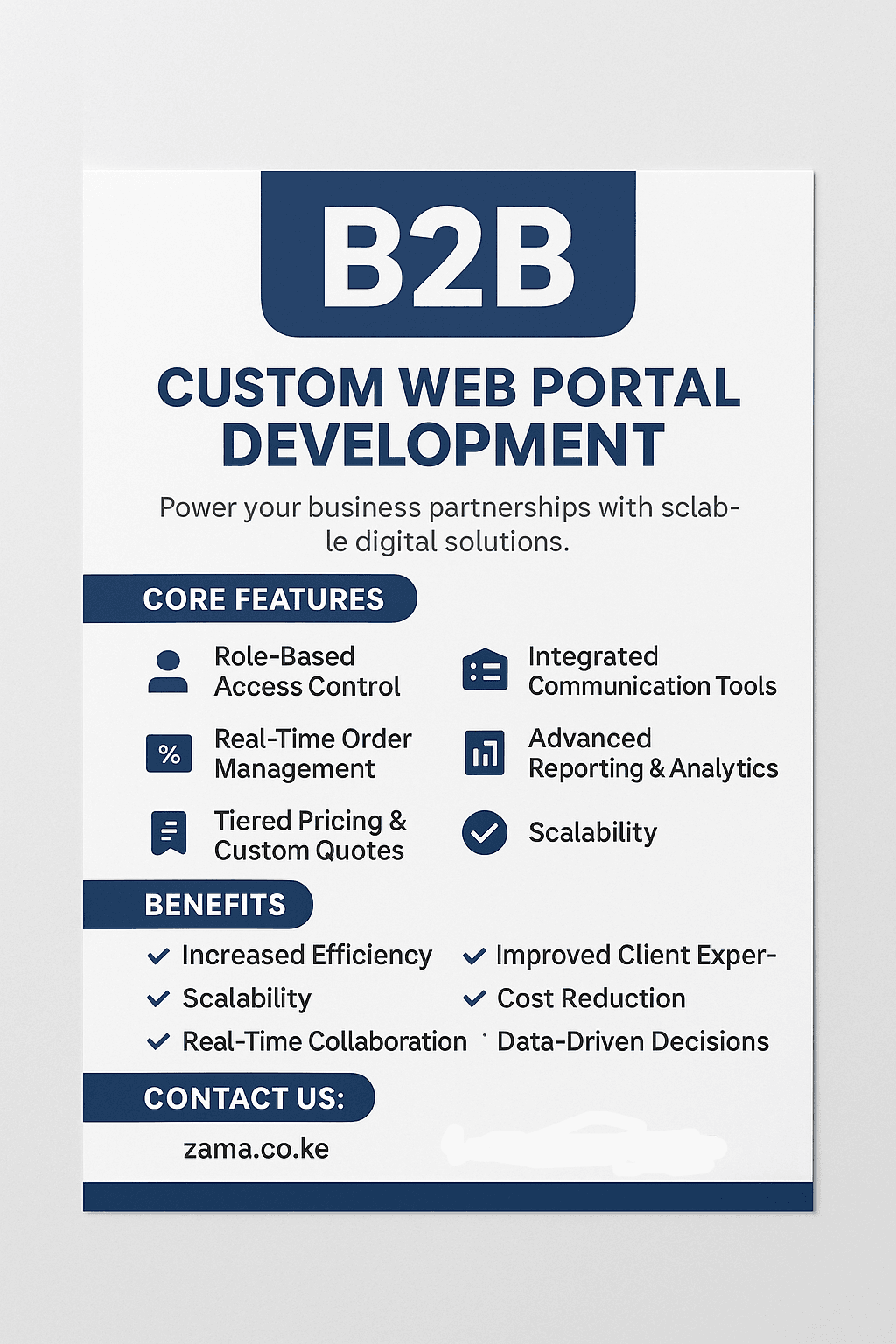 B2B Custom Web Portal Development