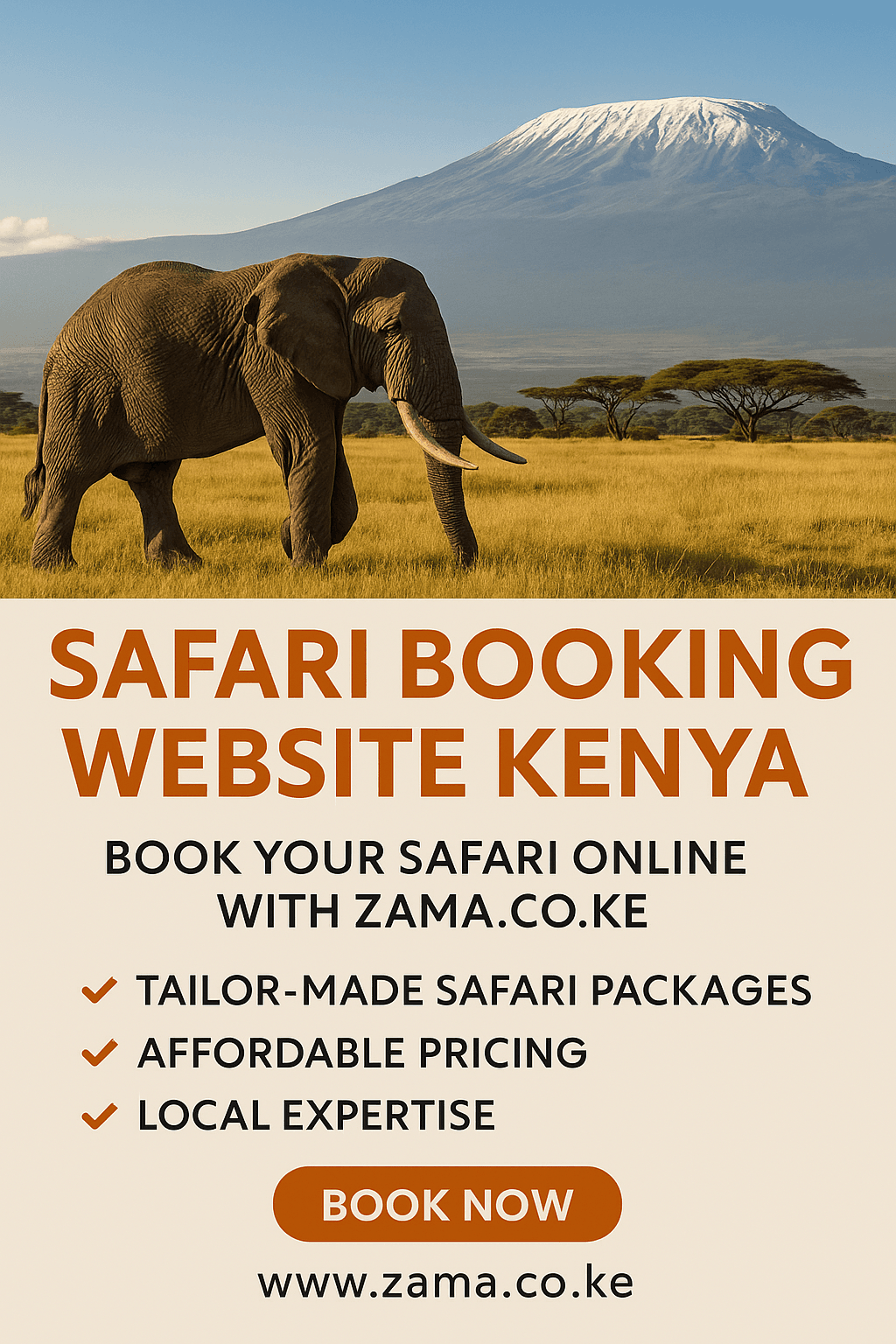 Safari Booking Website Kenya