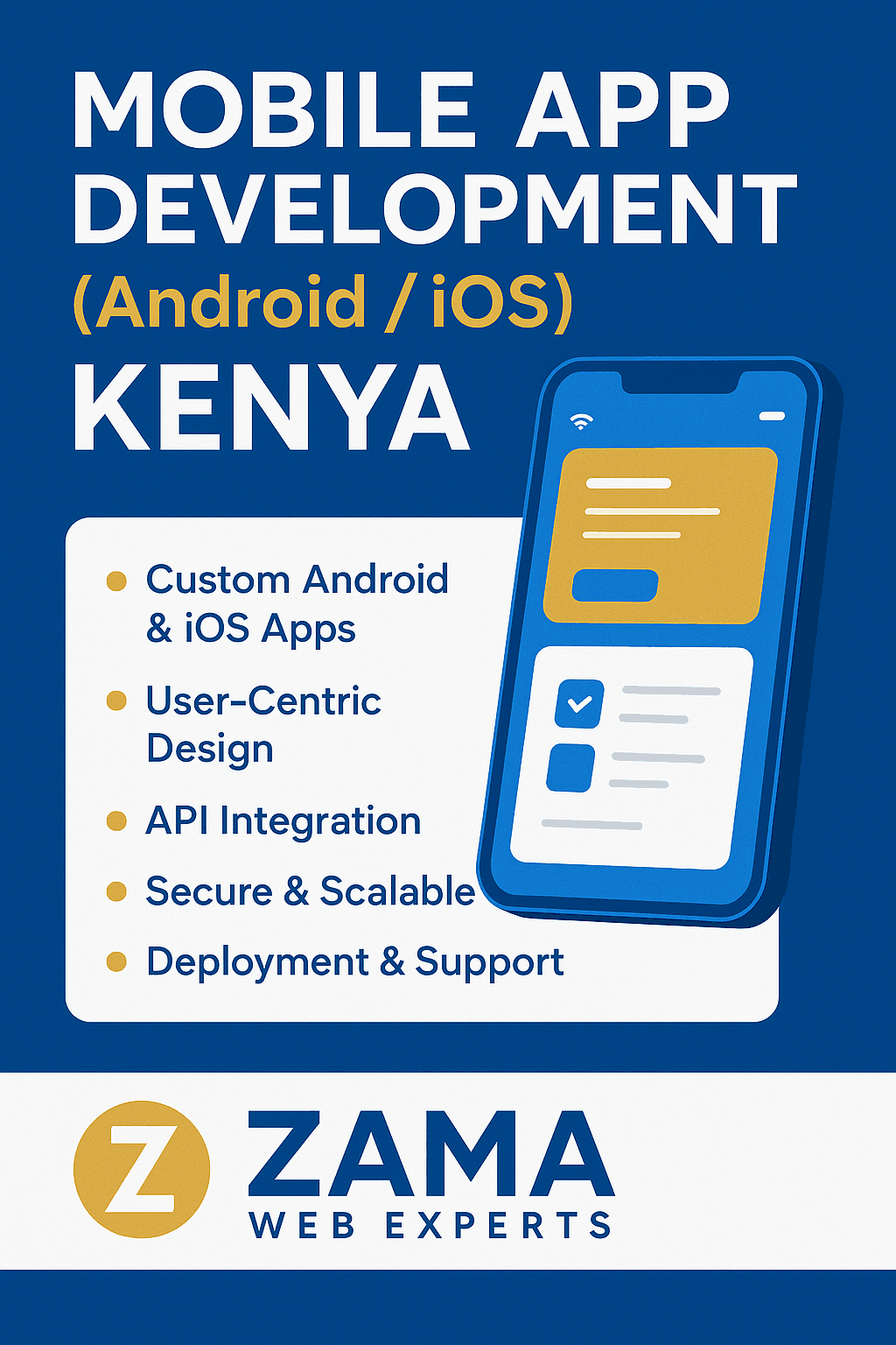 Mobile App Development (Android / iOS) Kenya