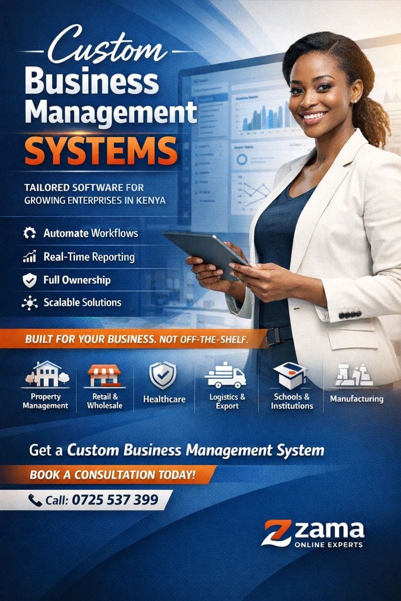 custom business management system