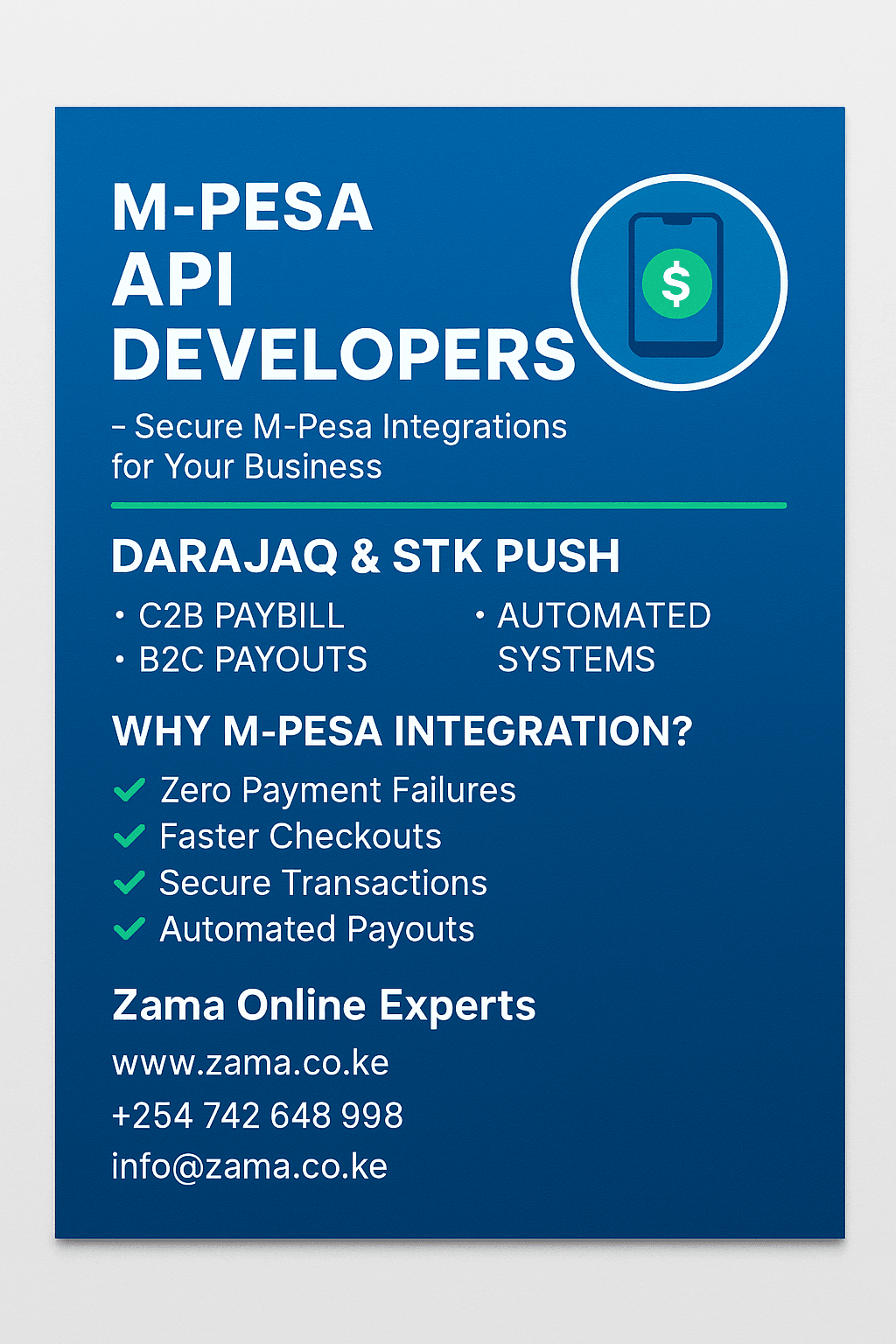 M-Pesa API Developers