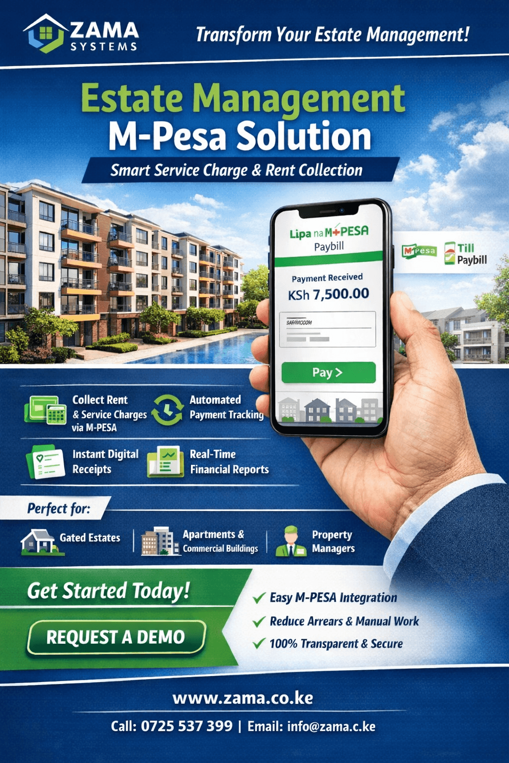 Estate Management M-Pesa Solution