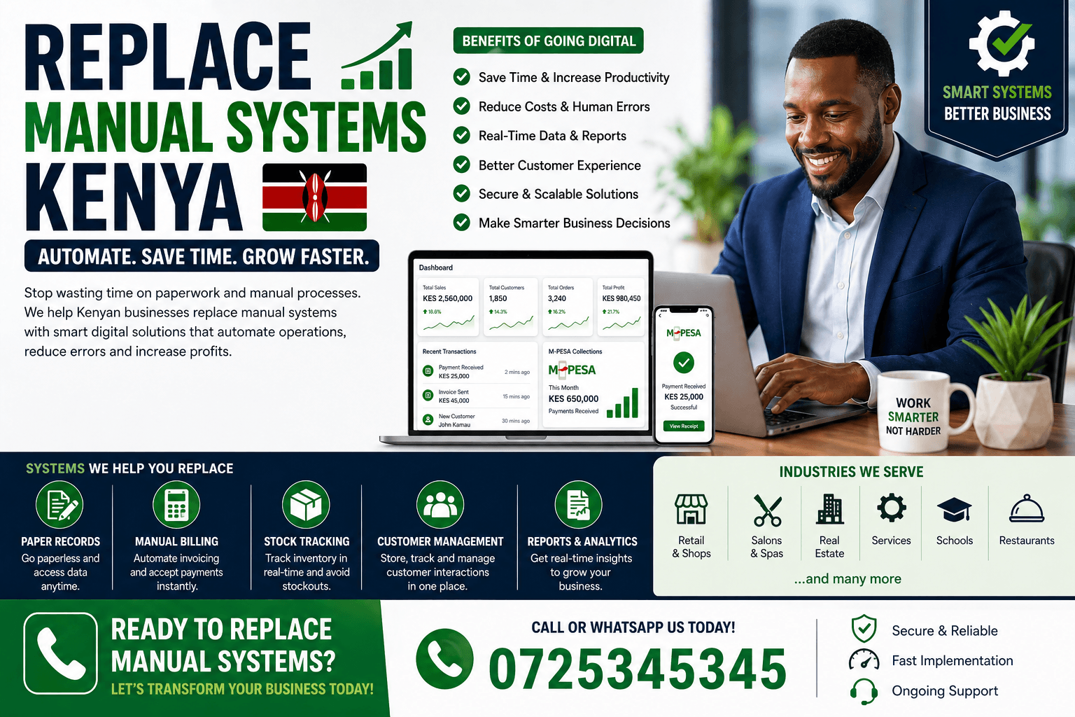 Replace Manual Systems Kenya