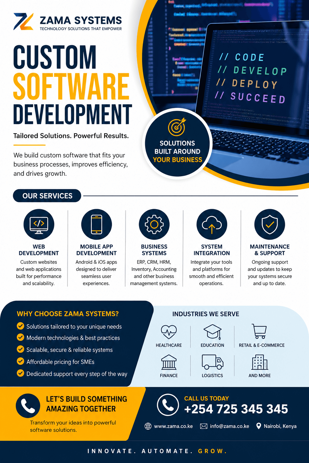 Custom Software Development