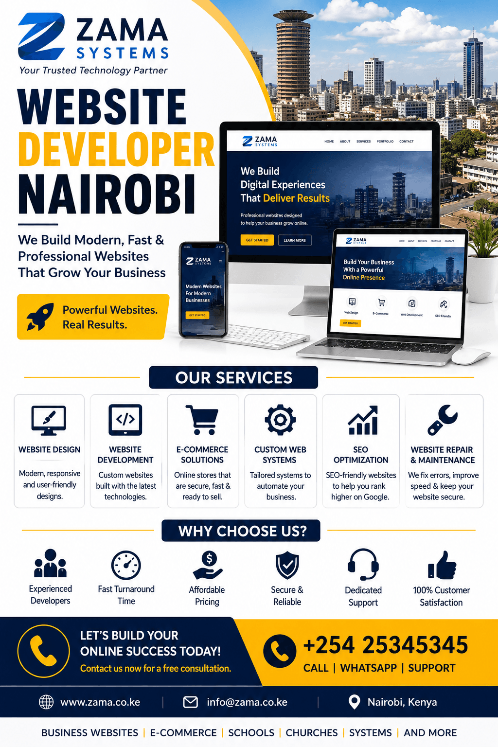 Website Developer Nairobi