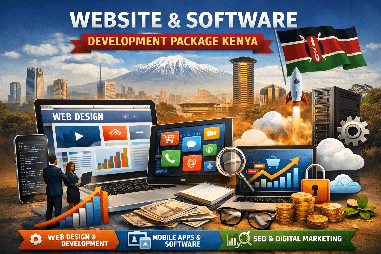 Website and Software Development Package Kenya