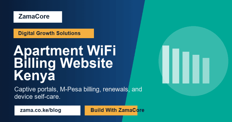 Apartment WiFi Billing Website Kenya