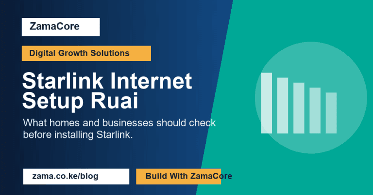 Starlink Internet Setup Ruai