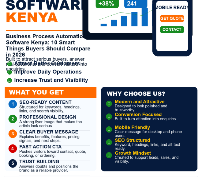 Business Process Automation Software Kenya: 10 Smart Things Buyers Should Compare in 2026