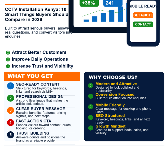 CCTV Installation Kenya: 10 Smart Things Buyers Should Compare in 2026