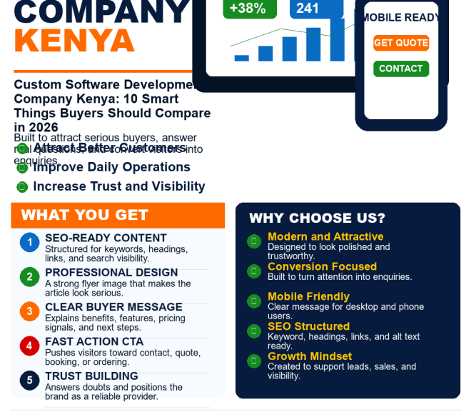 Custom Software Development Company Kenya: 10 Smart Things Buyers Should Compare in 2026
