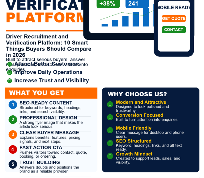 Driver Recruitment and Verification Platform: 10 Smart Things Buyers Should Compare in 2026