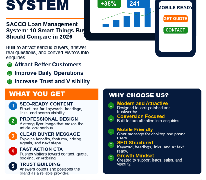SACCO Loan Management System: 10 Smart Things Buyers Should Compare in 2026