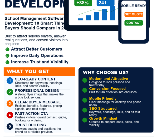 School Management Software Development: 10 Smart Things Buyers Should Compare in 2026