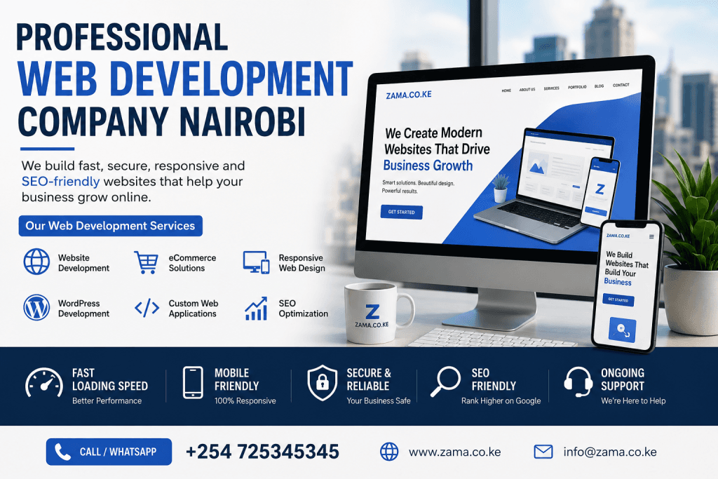Professional Web Development Company Nairobi