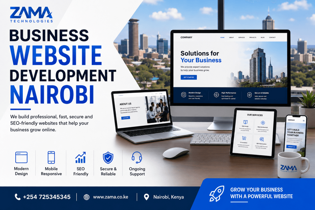 Business website development Nairobi