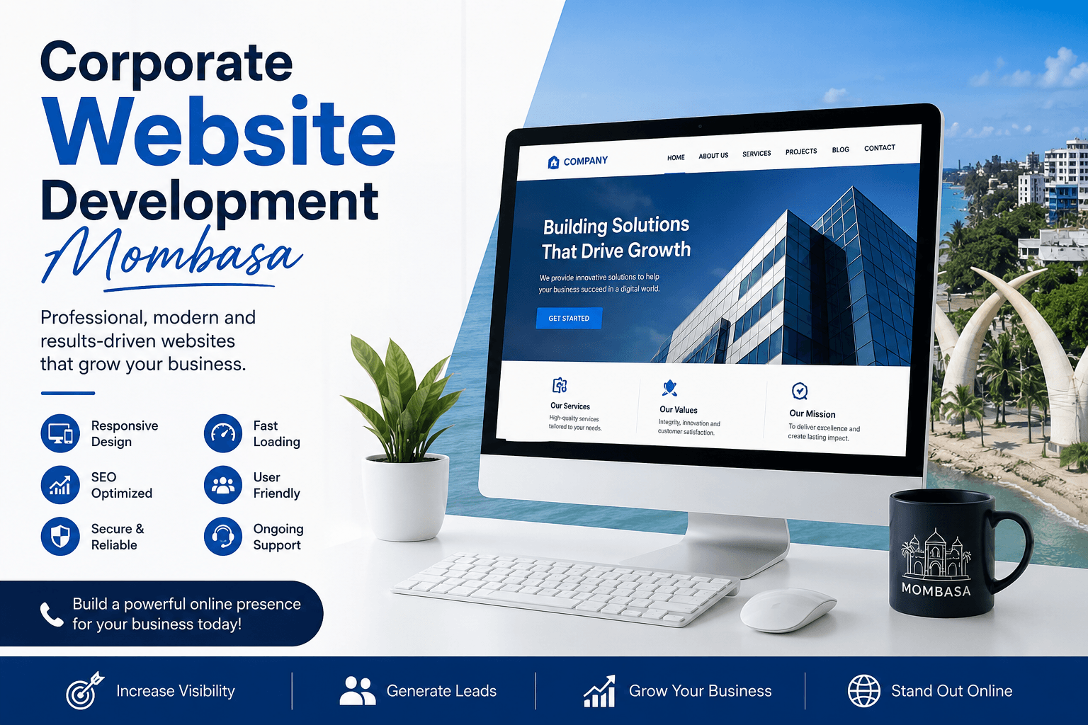 Corporate Website Development Mombasa
