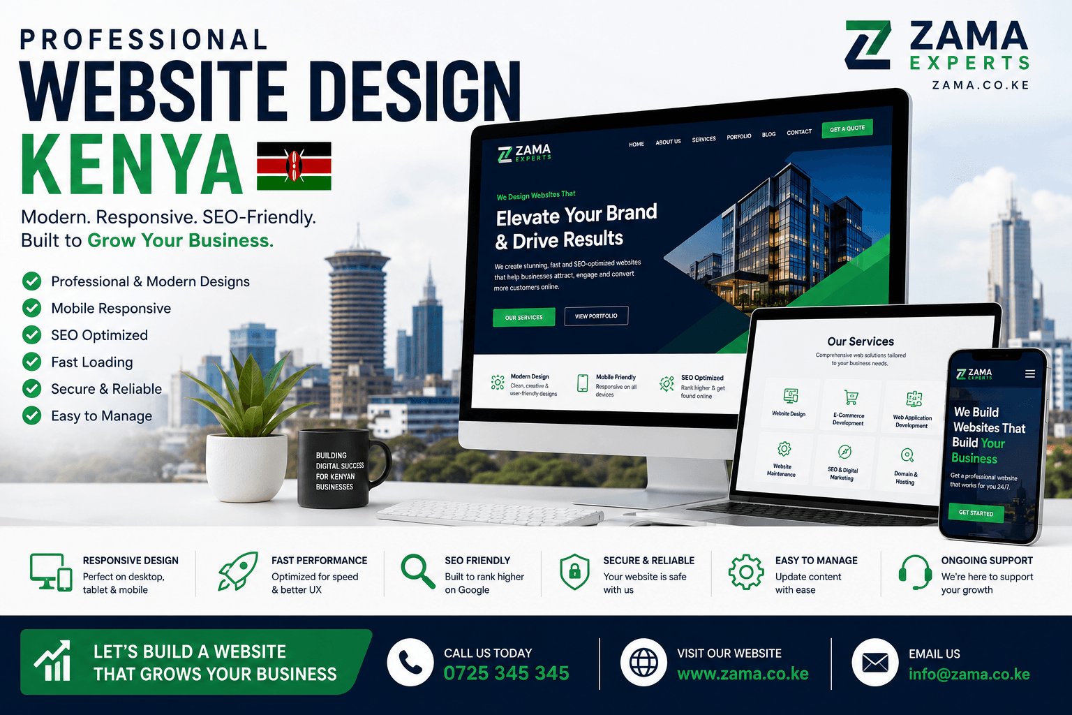 Professional Website Design Kenya