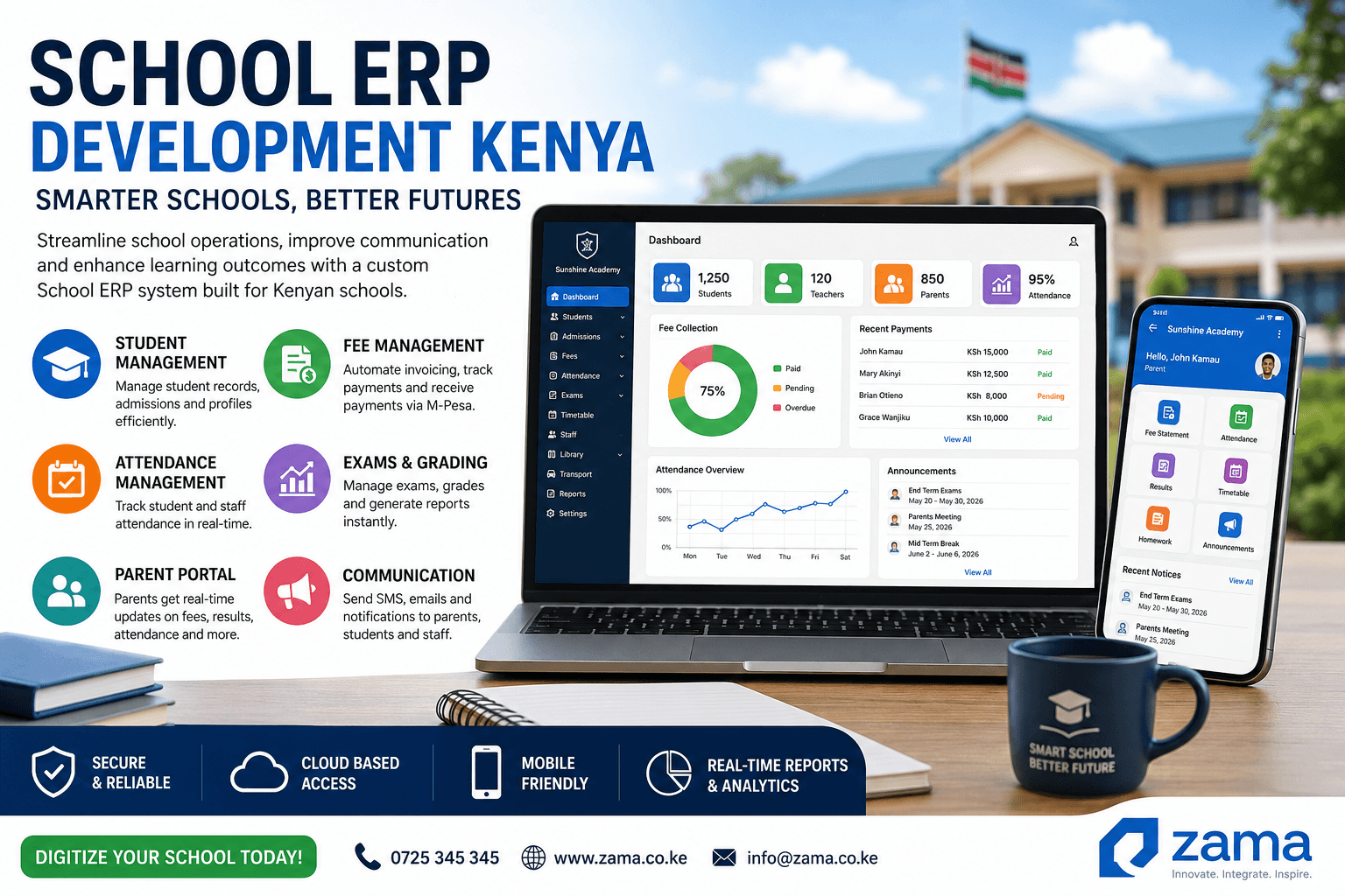 School ERP Development Kenya