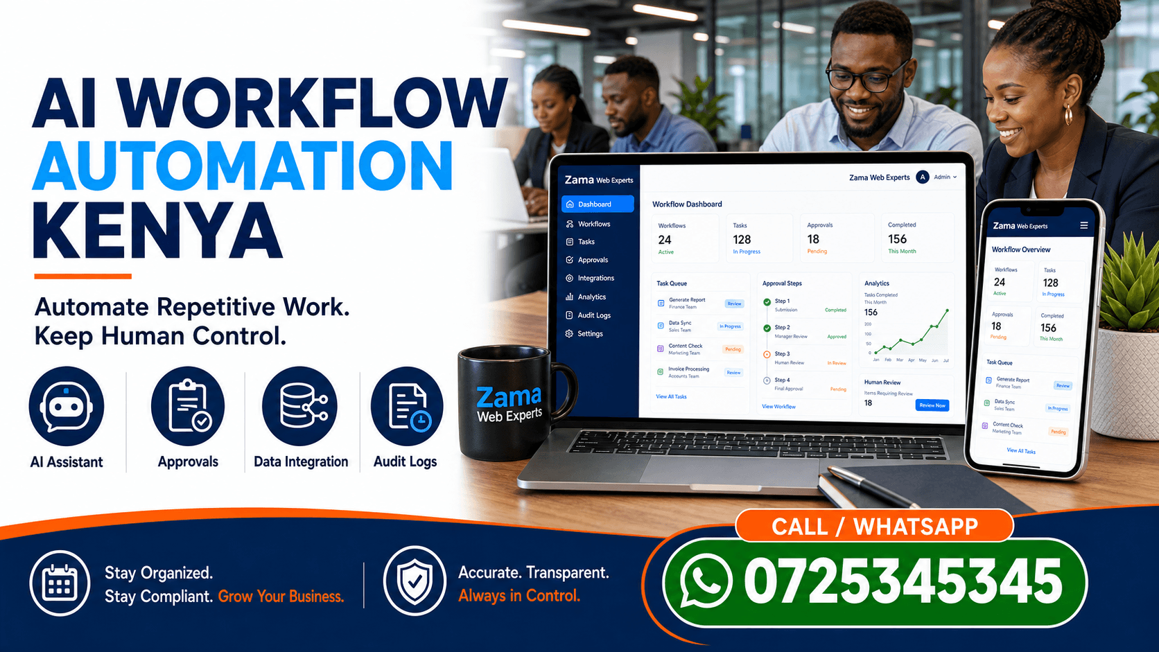 AI business assistant development Kenya