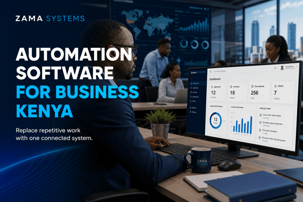 Automation Software for Business Kenya by Zama Systems