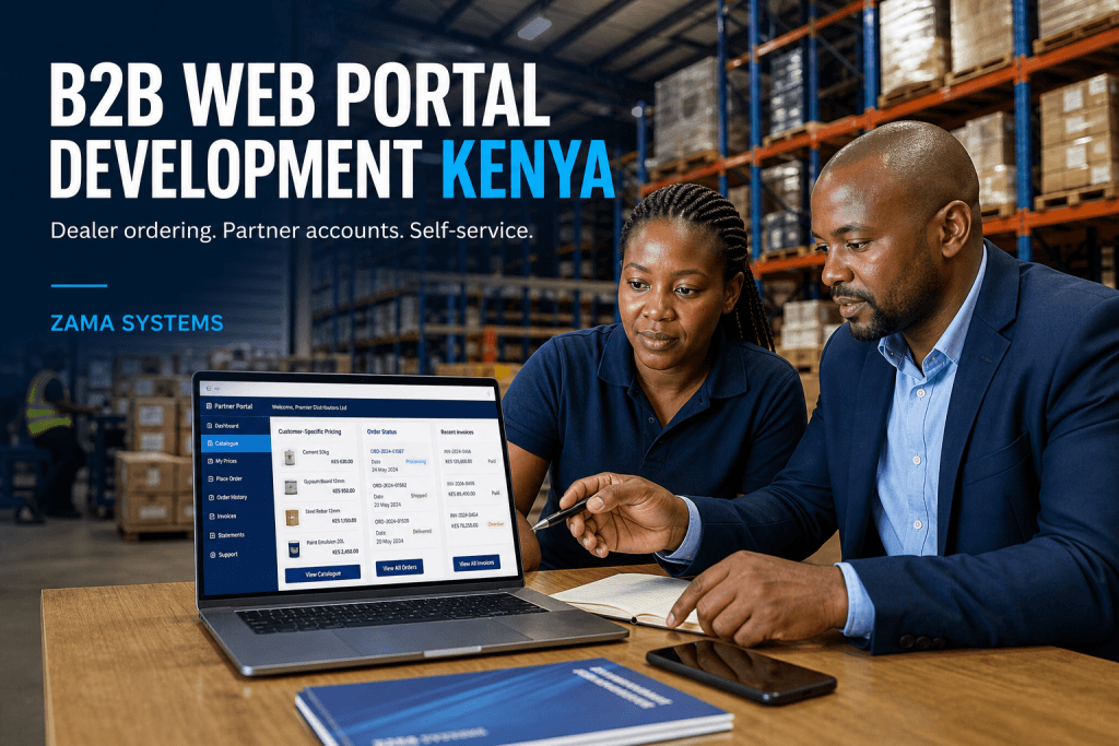 B2B Web Portal Development Kenya by Zama Systems