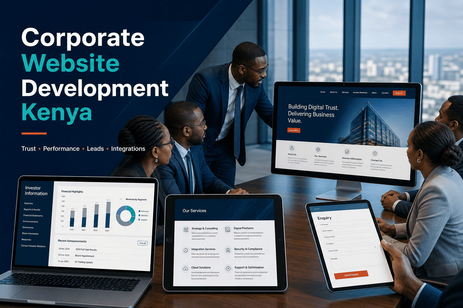 Corporate Website Development Kenya