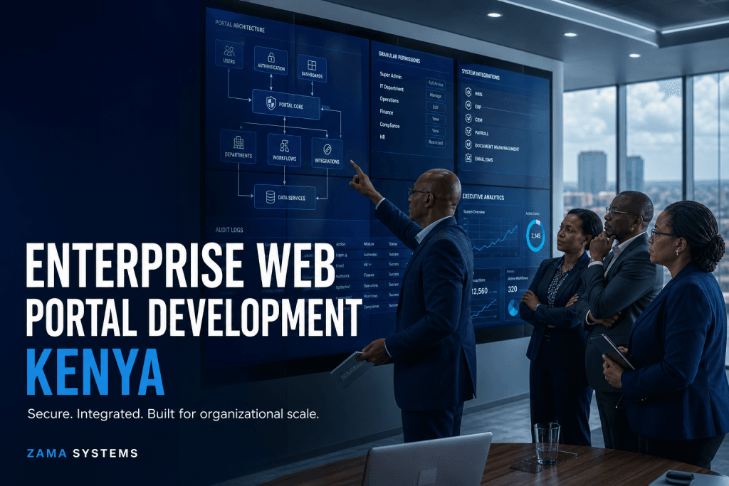 Enterprise Web Portal Development Kenya by Zama Systems