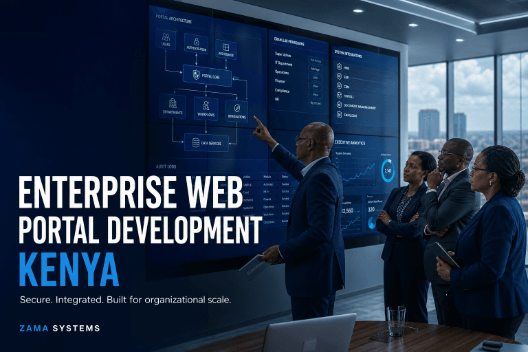 Enterprise Web Portal Development Kenya by Zama Systems