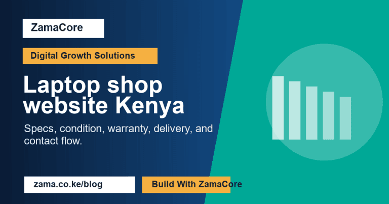 Laptop shop website Kenya