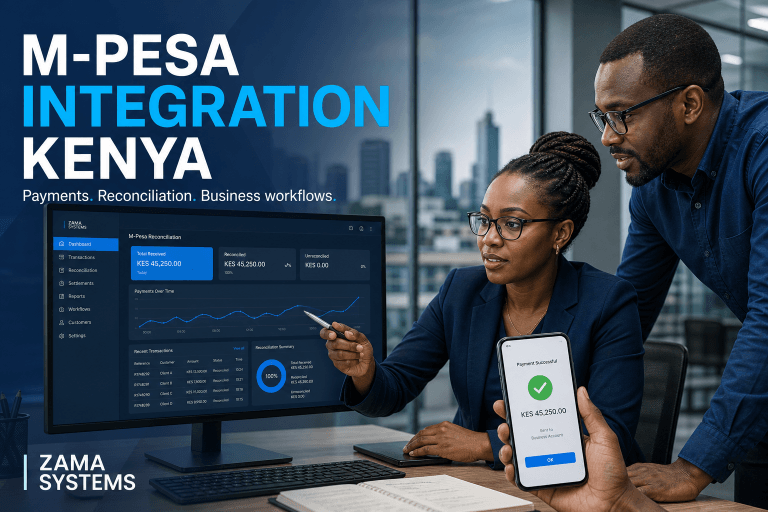 M-Pesa Integration Kenya by Zama Systems