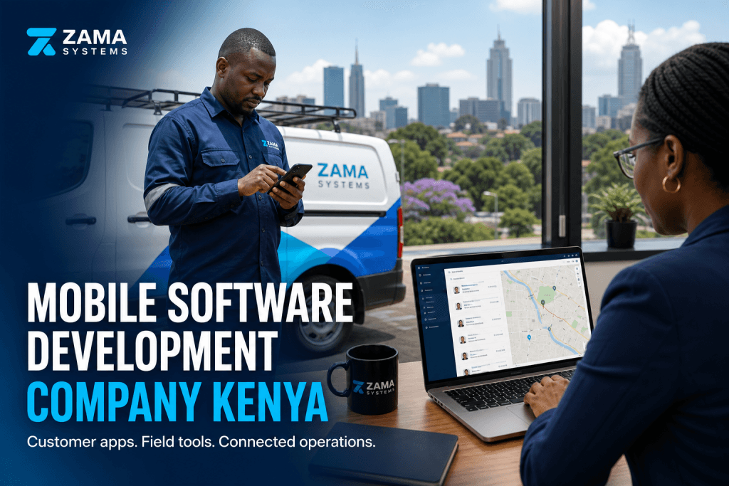 Mobile Software Development Company Kenya by Zama Systems