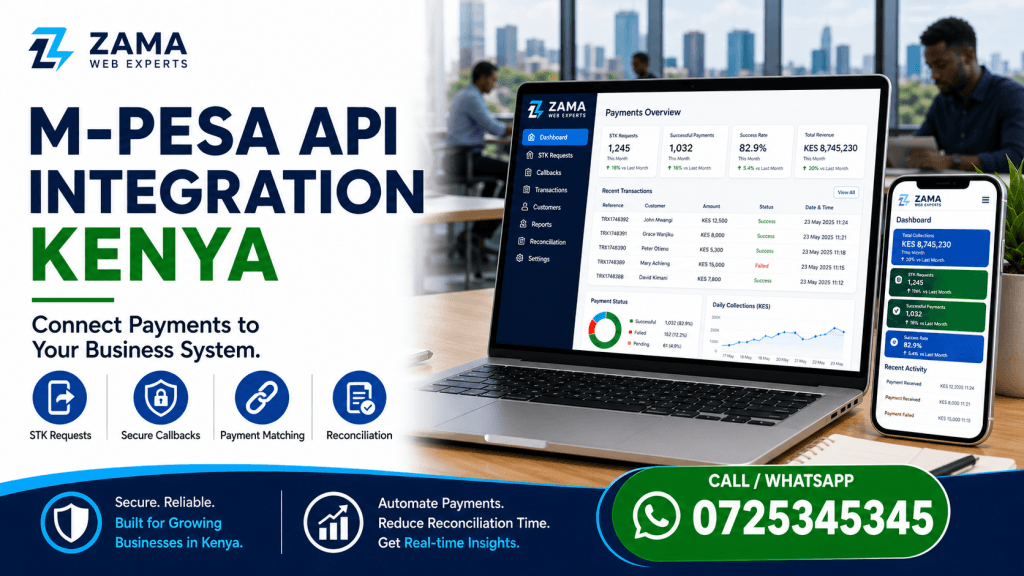 M-Pesa API integration services Kenya