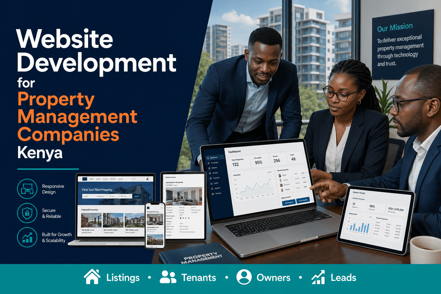 Website Development for Property Management Companies Kenya