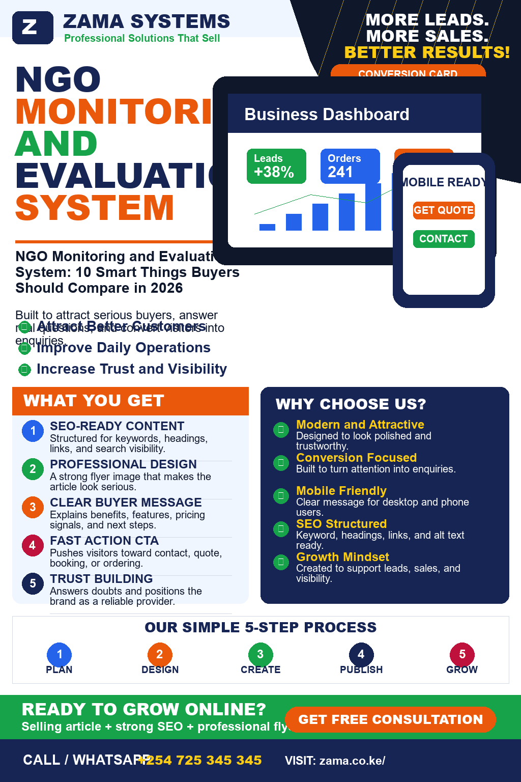 NGO Monitoring and Evaluation System