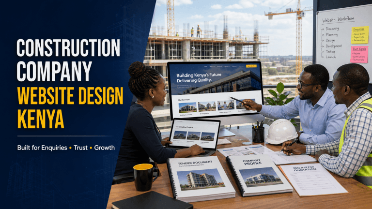 Construction Company Website Design Kenya