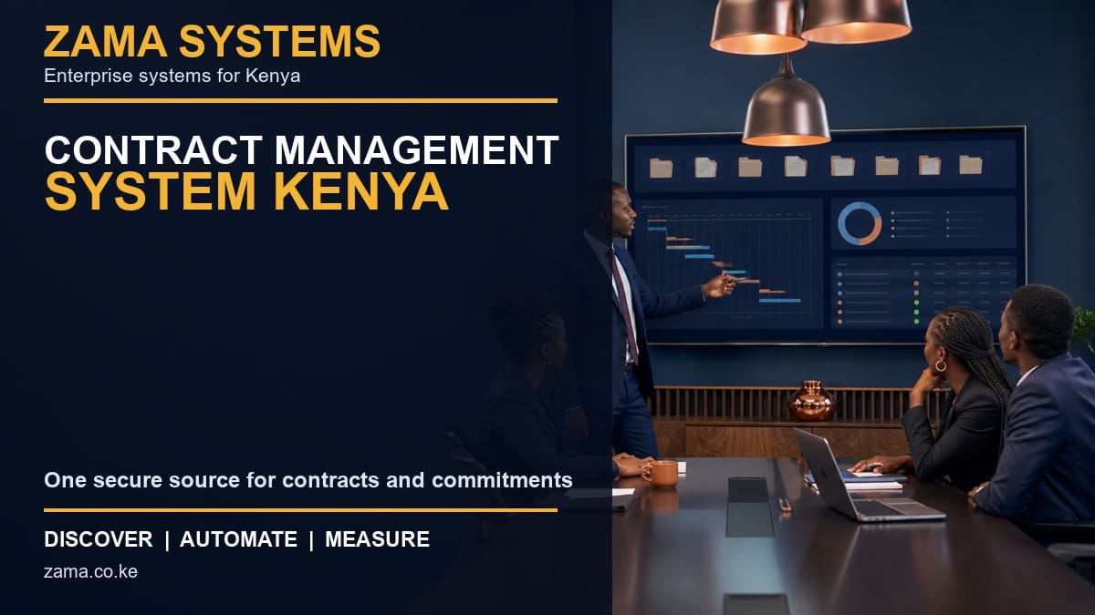 Contract Management System Kenya