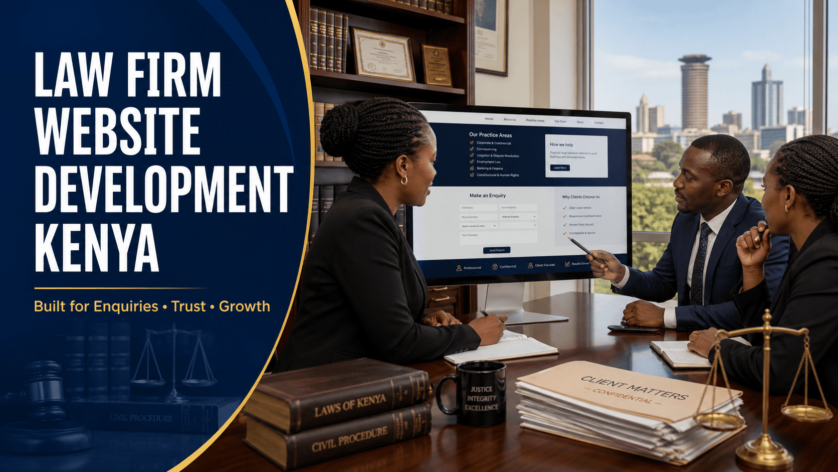 Law Firm Website Development Kenya