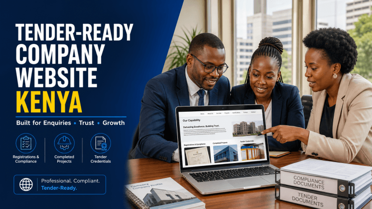 Tender-Ready Company Website Kenya