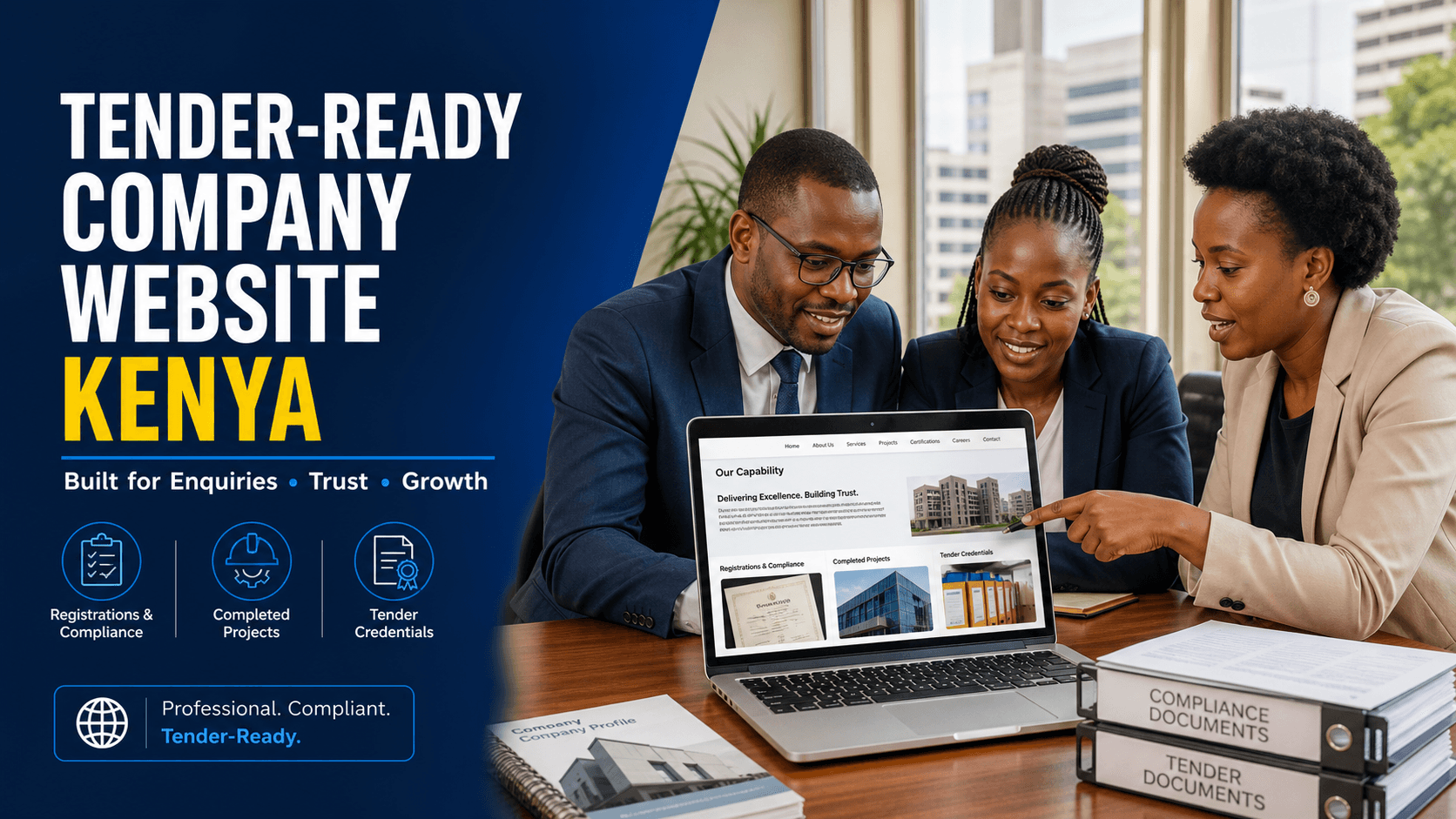 Tender-Ready Company Website Kenya