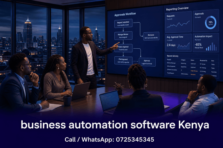 business automation software Kenya classic guide - Call or WhatsApp 0725345345