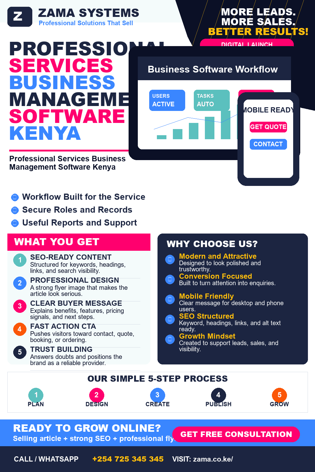 Professional Services Business Management Software Kenya