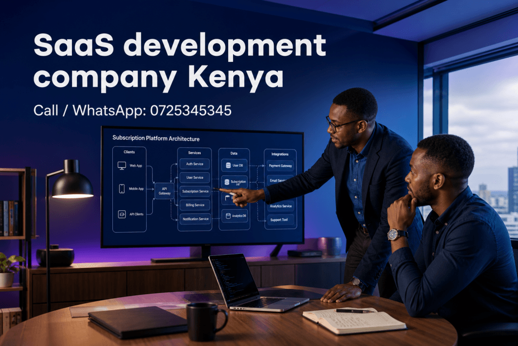 SaaS development company Kenya classic guide - Call or WhatsApp 0725345345
