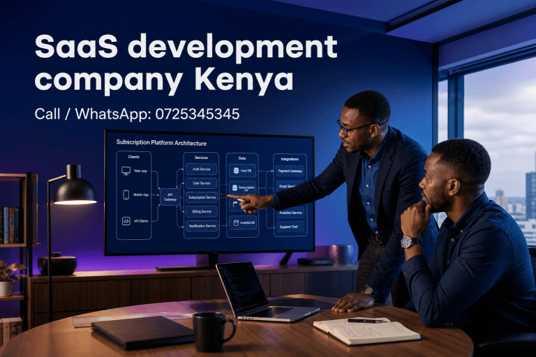 SaaS development company Kenya classic guide - Call or WhatsApp 0725345345
