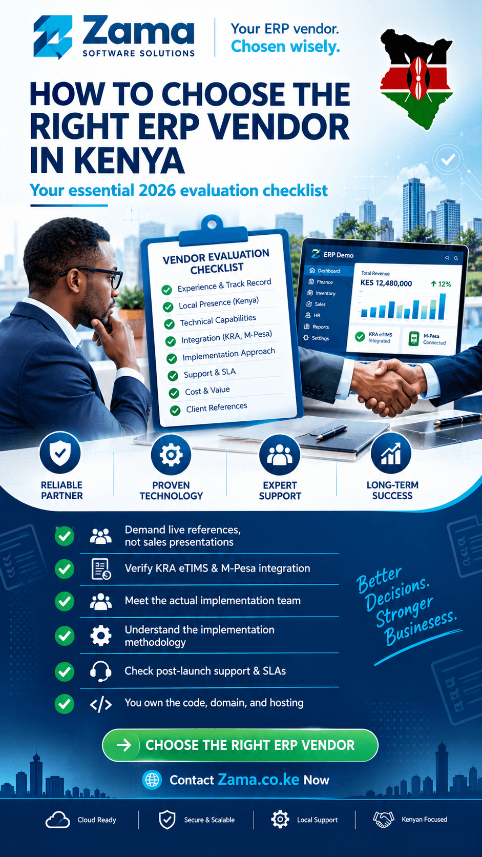 How to choose the right ERP vendor in Kenya